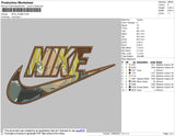 Nike Anime 02 Embroidery File 4 Size