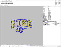 Nike A&T Embroidery File 4 size