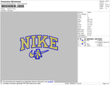 Nike A&T Embroidery File 4 size