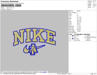 Nike A&T Embroidery File 4 size