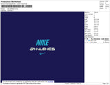 Nike Athletics Embroidery File 4 size