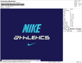 Nike Athletics Embroidery File 4 size