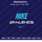 Nike Athletics Embroidery File 4 size