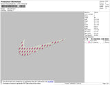 Nike Bolt Swoosh Emroidery File 4 size