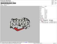 Nike Devil V2 Embroidery File 4 size