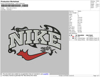 Nike Devil V2 Embroidery File 4 size