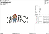 Nike Chucky Embroidery File 6 sizes