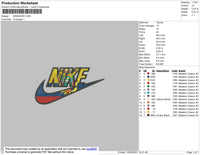 Nike Ekuador Embroidery File 4 size