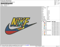 Nike Ekuador Embroidery File 4 size
