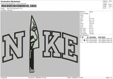 Nike Knife Pennywise Embroidery File 5 sizes