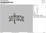 Nike Knife Jason Embroidery File 4 sizes