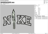 Nike Knife Chucky Embroidery File 4 sizes