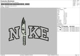 Nike Knife Embroidery File 6 sizes