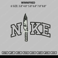 Nike Knife Embroidery File 6 sizes