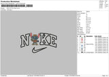Nike Stitch Fredy Embroidery File 4 sizes