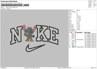 Nike Stitch Fredy Embroidery File 4 sizes