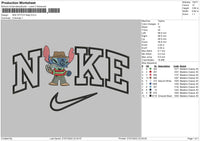 Nike Stitch Fredy Embroidery File 4 sizes