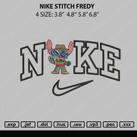 Nike Stitch Fredy Embroidery File 4 sizes