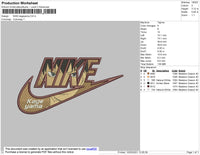 Nike Kageyama Embroidery File 4 size
