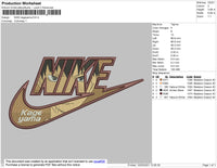 Nike Kageyama Embroidery File 4 size