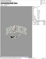 Nike Lil Skull Embroidery File 4 size