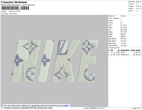 Nike Lv001 Embroidery File 4 size