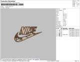 Nike Levi Eyes Embroidery File 4 size