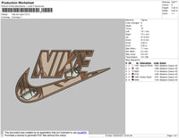 Nike Levi Eyes Embroidery File 4 size