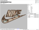 Nike Levi Eyes Embroidery File 4 size
