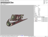 Nike Madara 02 Embroidery File 4 size