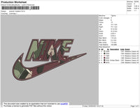 Nike Madara 02 Embroidery File 4 size