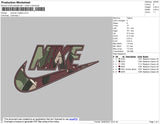 Nike Madara 02 Embroidery File 4 size