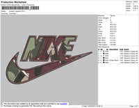 Nike Madara 02 Embroidery File 4 size