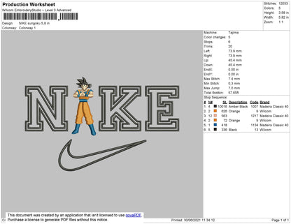 Nike Sungoku Embroidery File 4 size
