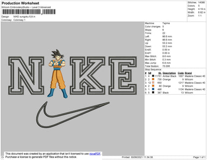 Nike Sungoku Embroidery File 4 size