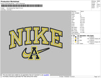Nike Appalachian Embroidery File 4 size