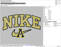 Nike Appalachian Embroidery File 4 size