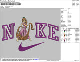 Nike Tangled Embroidery File 5 size