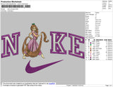 Nike Tangled Embroidery File 5 size