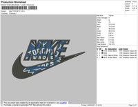 Nike Toronto Embroidery File 4 size