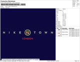 Nike Town London Embroidery File 4 size
