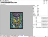 Minato 001 Embroidery File 4 size