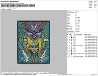 Minato 001 Embroidery File 4 size