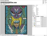 Minato 001 Embroidery File 4 size
