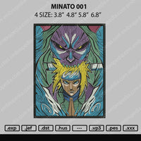 Minato 001 Embroidery File 4 size