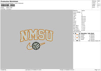 Nmstutext Embroidery File 6 sizes