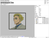 Nanami Sqare Embroidery File 4 size