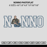 Nonno Photoflat Embroidery File 6 sizes