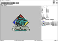 Northerntext Embroidery File 6 sizes