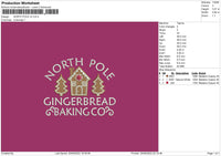 North Pole V2 Embroidery File 5 sizes
